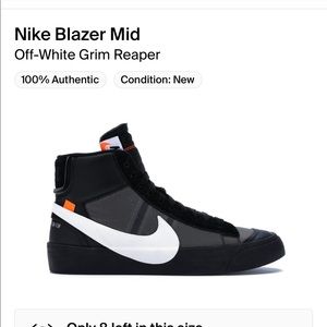 Off white grim reaper blazer